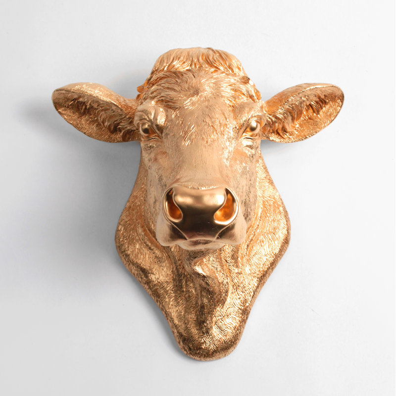The Bessie Cow Head Wall Décor & Reviews AllModern